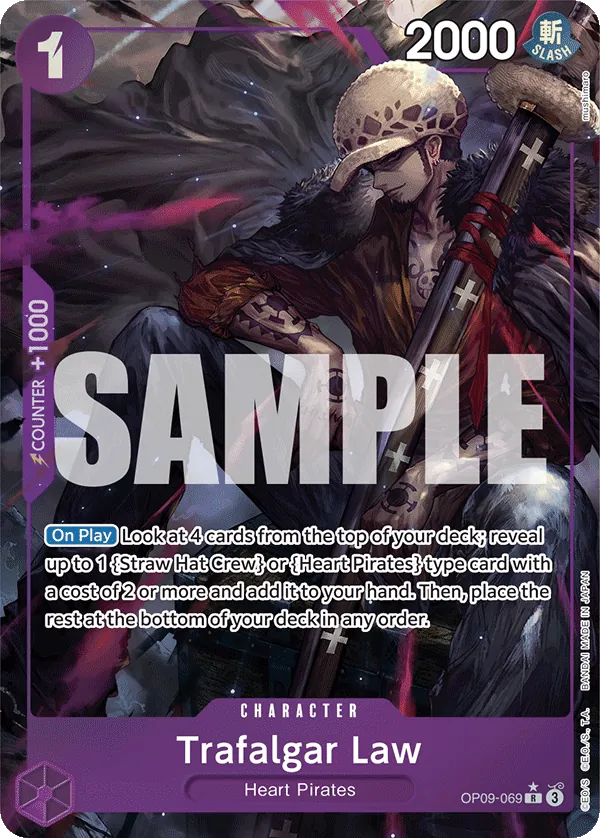Trafalgar Law (OP09-069) OP09 Alternate Art (AA)