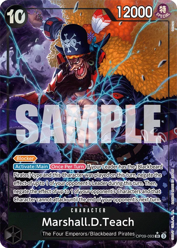 Marshall.D.Teach (OP09-093) OP09 Alternate Art (AA)