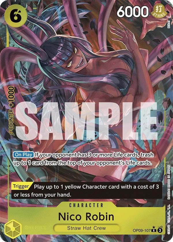 Nico Robin (OP09-107) OP09 Alternate Art (AA)