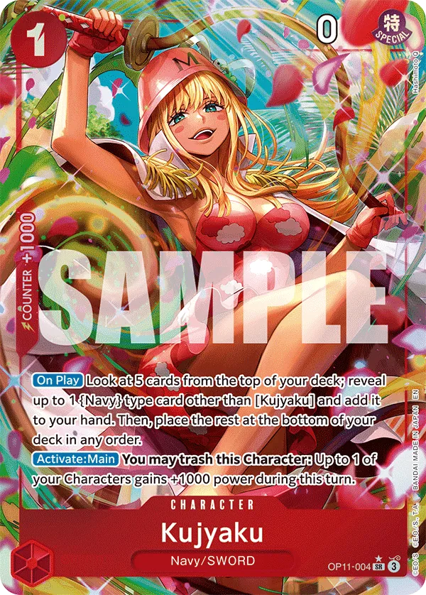 Kujyaku (OP11-004) OP11 Alternate Art (AA)