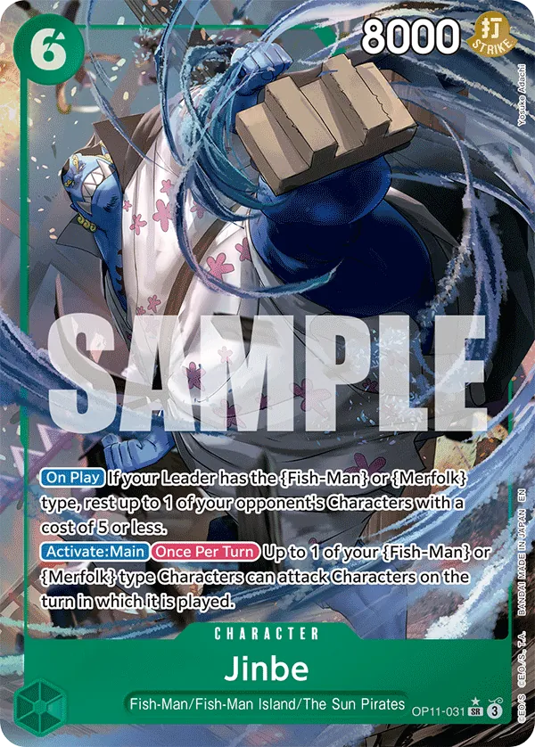 Jinbe (OP11-031) OP11 Alternate Art (AA)