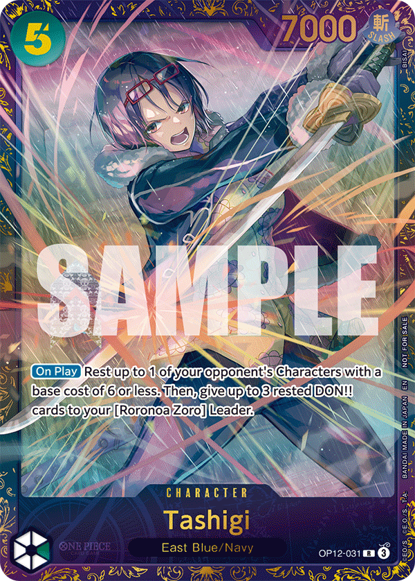 Tashigi (OP12-031) Treasure Cup November 2025 Top 16