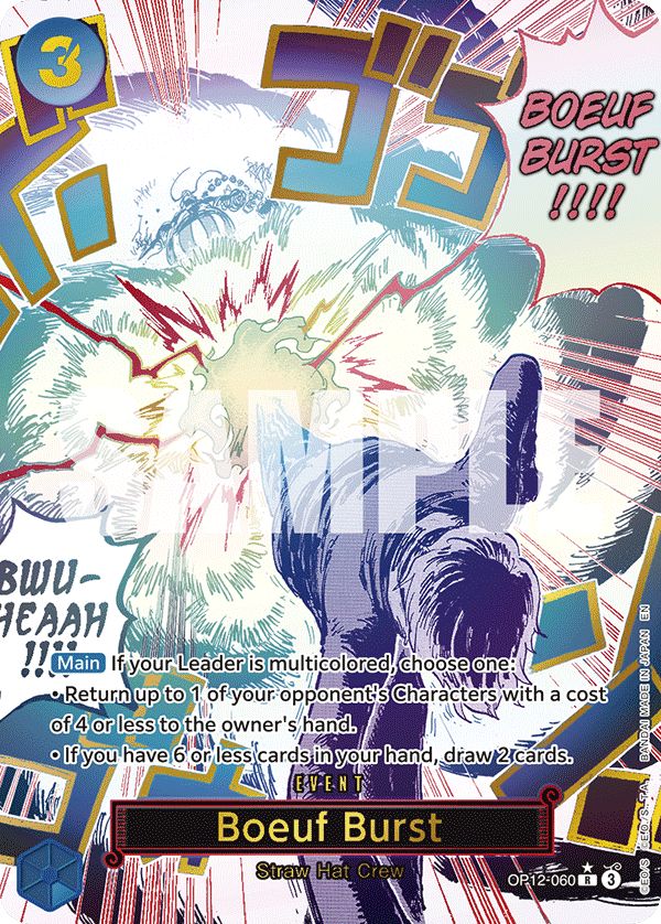 Boeuf Burst (OP12-060) OP12 Event Manga Rare