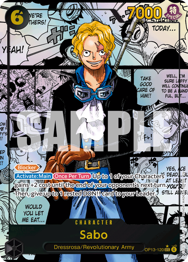 Sabo (OP13-120) OP13 Manga Rare