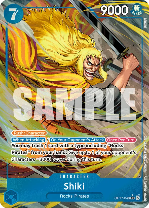 Shiki (OP17-048) OP17 Alternate Art (AA)