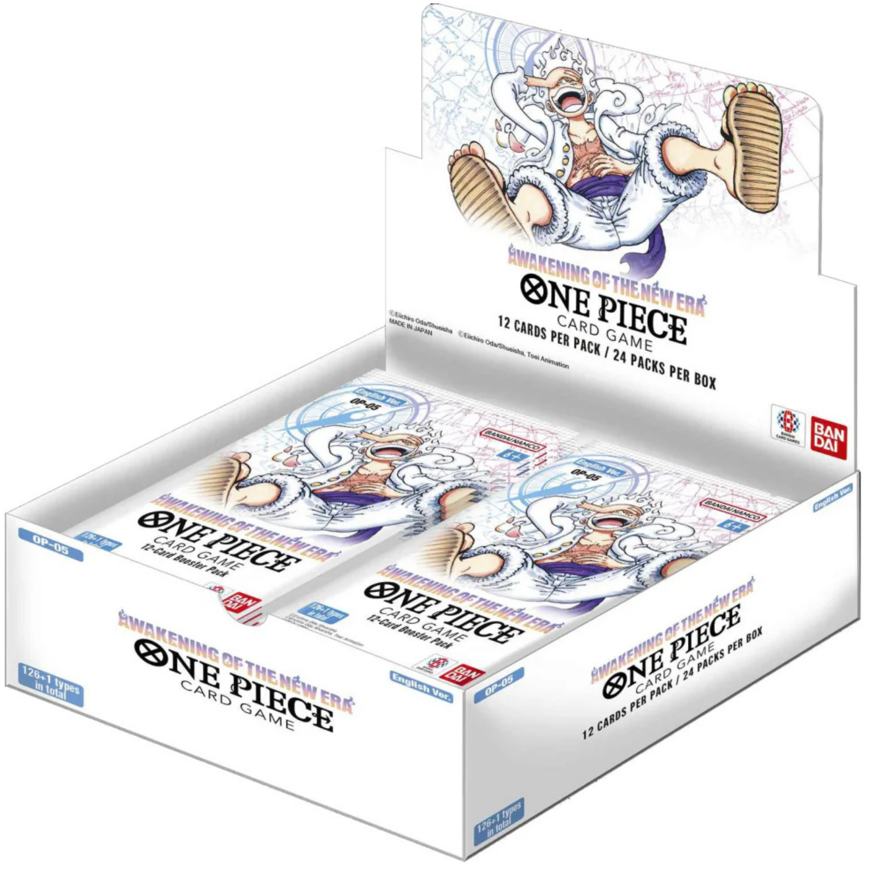 bandai op-05 one piece card game OP05-119 Monkey.D.Luffy (SEC*) TCG Corner part of the OP One Piece Card Game Awakening