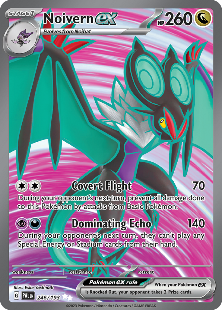 Noivern ex 246/193 from Paldea Evolved (PAL) - Ultra Rare English Pokémon TCG single card