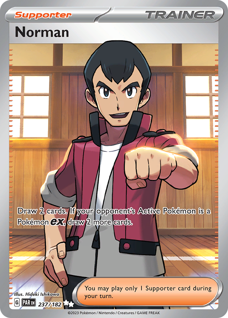 Norman 237/182 from Paradox Rift (PAR) - Ultra Rare English Pokémon TCG single card