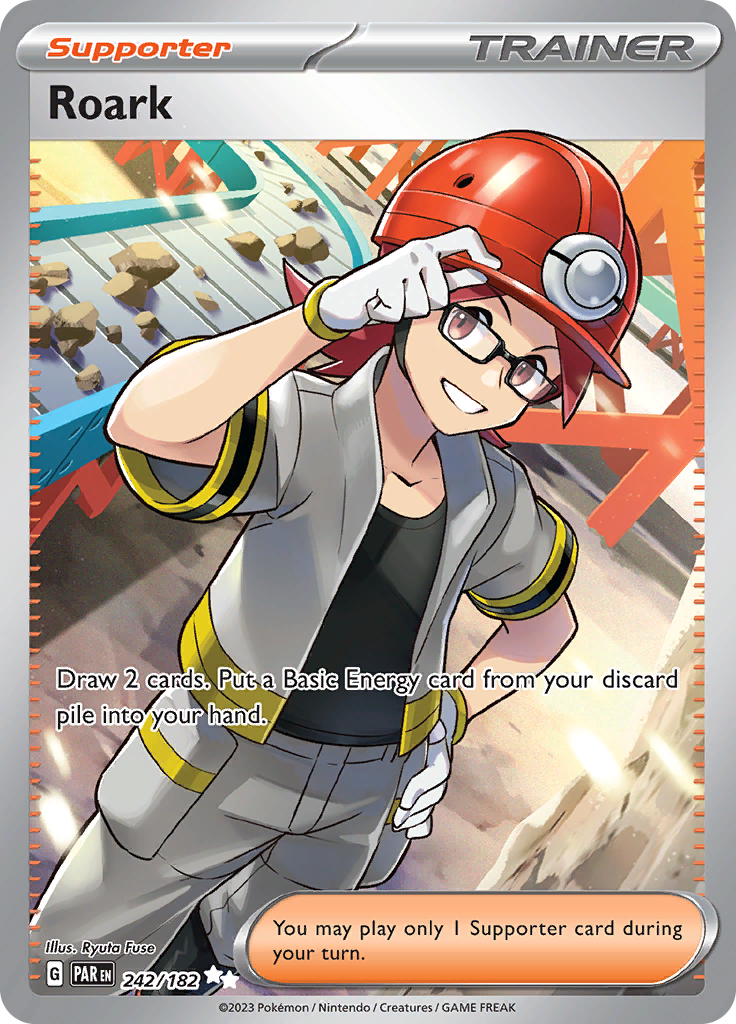 Roark 242/182 from Paradox Rift (PAR) - Ultra Rare English Pokémon TCG single card