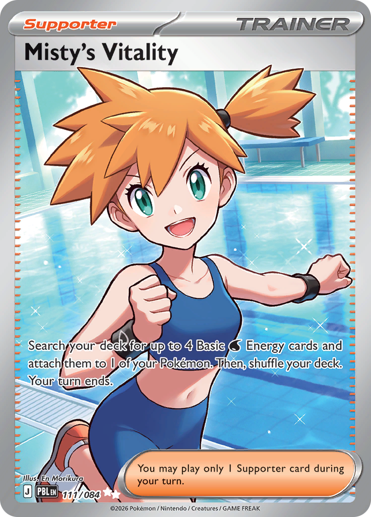 Misty's Vitality (111/084) Pitch Black Ultra Rare – Pokémon TCG English