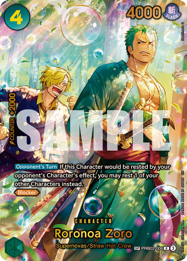 Roronoa Zoro (PRB02-006) OP14-EB04 Special Rare