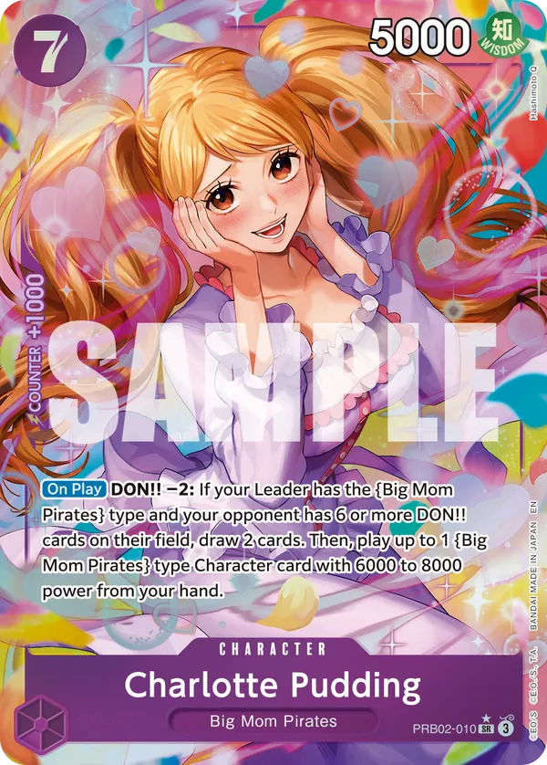 Charlotte Pudding (PRB02-010) PRB02 Alternate Art (AA)
