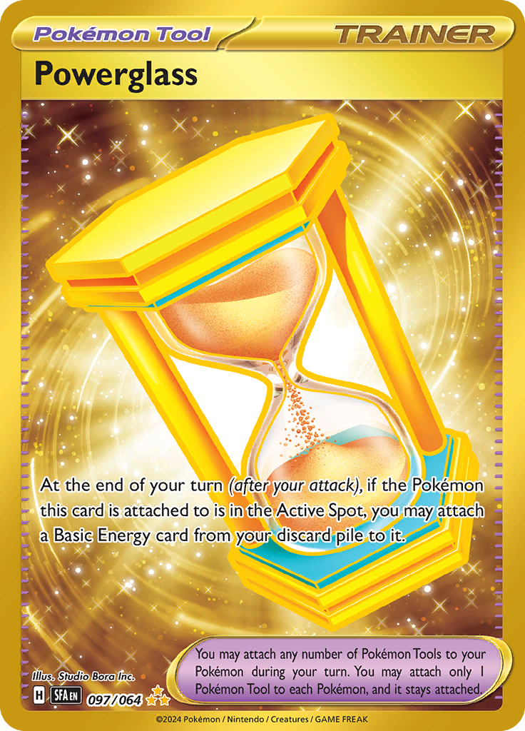 Powerglass 097/064 from Shrouded Fable (SFA) - Hyper Rare English Pokémon TCG single card