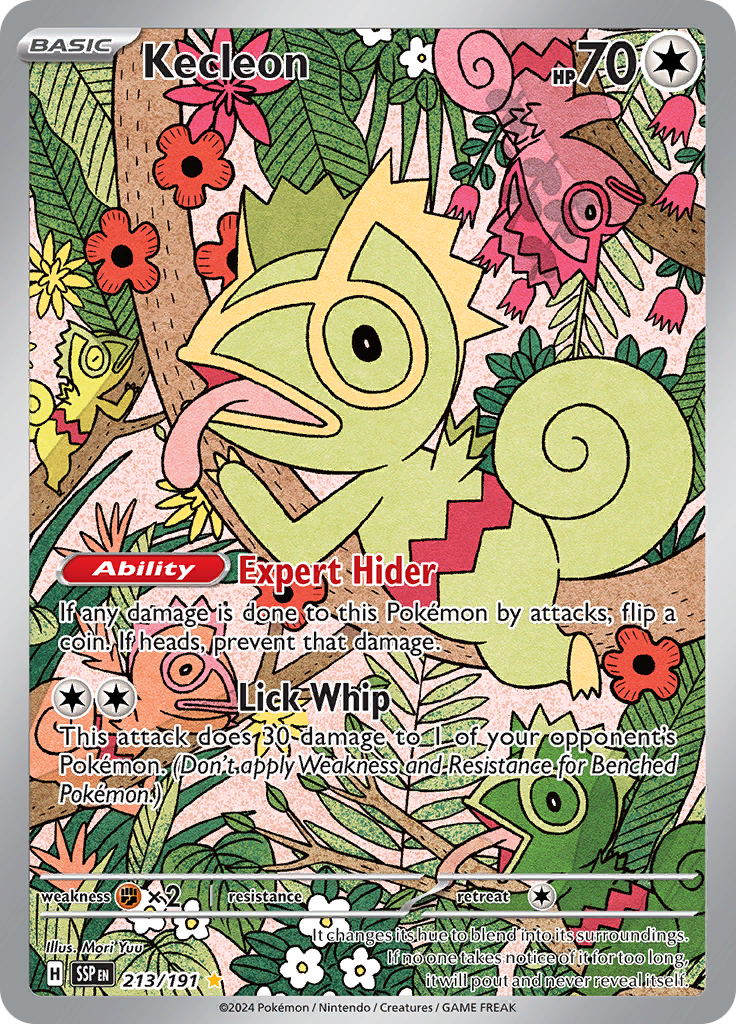 Kecleon 213/191 from Surging Sparks (SSP) - Illustration Rare English Pokémon TCG single card