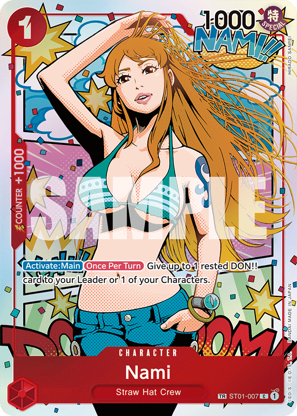 Nami OP06 (ST01-007) Treasure Rare