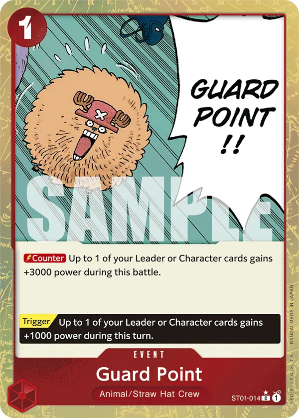 Guard Point (ST01-014) PRB01 Alternate Art (AA)