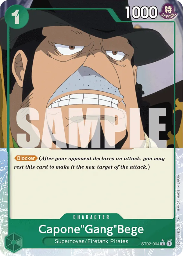 Capone"Gang"Bege (ST02-004) PRB01 Alternate Art (AA)