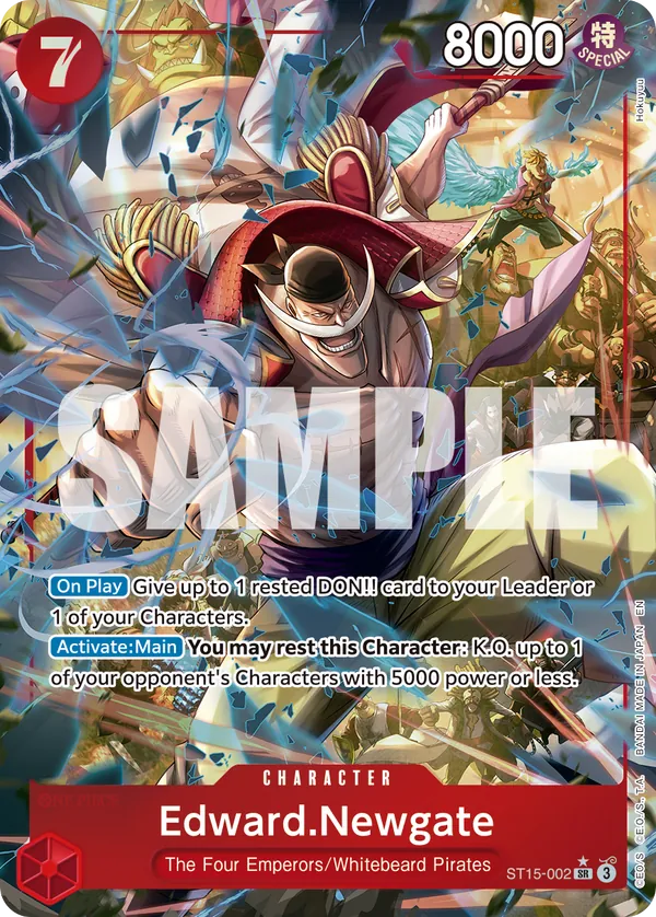 Edward.Newgate (ST15-002) PRB02 Alternate Art (AA)