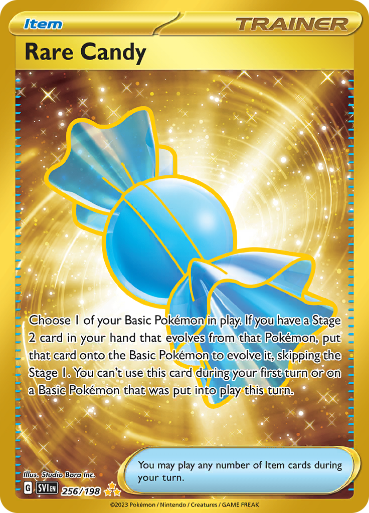 Rare Candy 256/198 from Scarlet & Violet (SVI) - Hyper Rare English Pokémon TCG single card