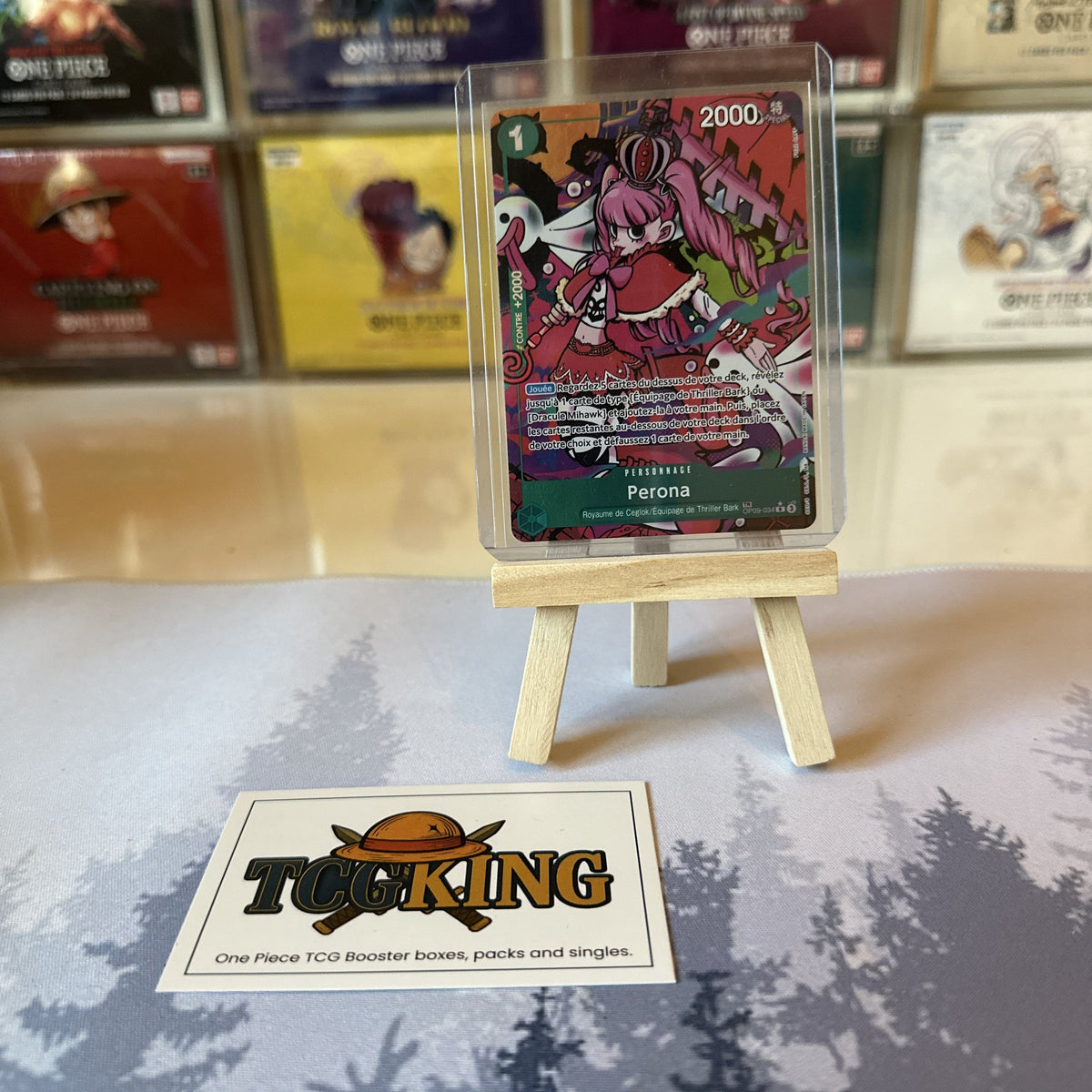 Perona OP09-034 French OP10 Treasure Rare One Piece card