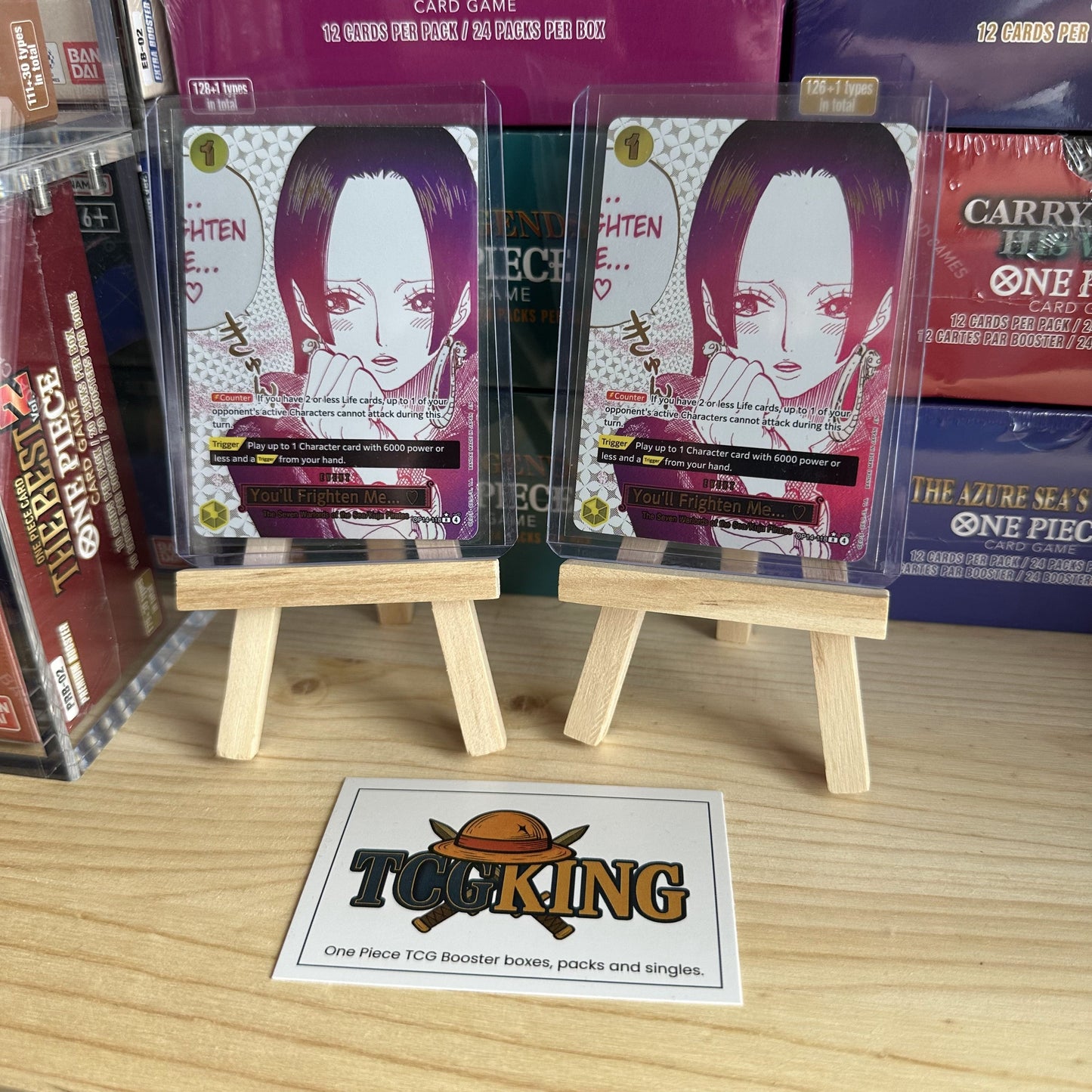 You’ll Frighten Me OP14-118 Event Manga Rare One Piece card product photo