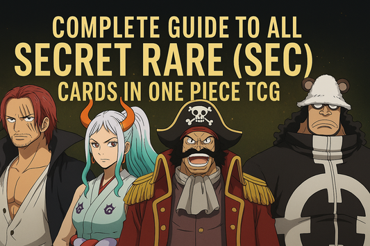 All Secret Rare Cards (SEC) in One Piece Card Game (Up to OP-12)