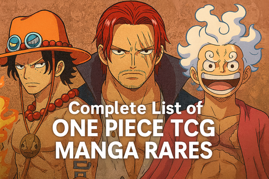 Complete List of One Piece TCG Manga Rare Cards [September 2025]