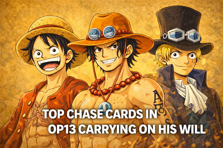 Top Chase Cards in OP13 Carrying on His Will (One Piece TCG)