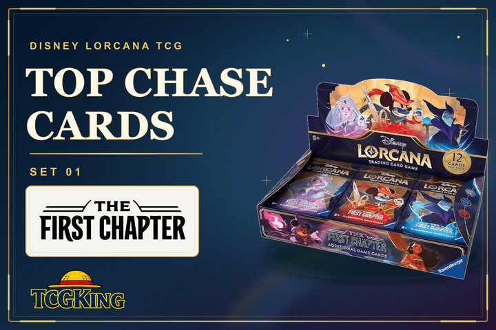 Top Chase Cards in Set 01 The First Chapter (Disney Lorcana TCG)