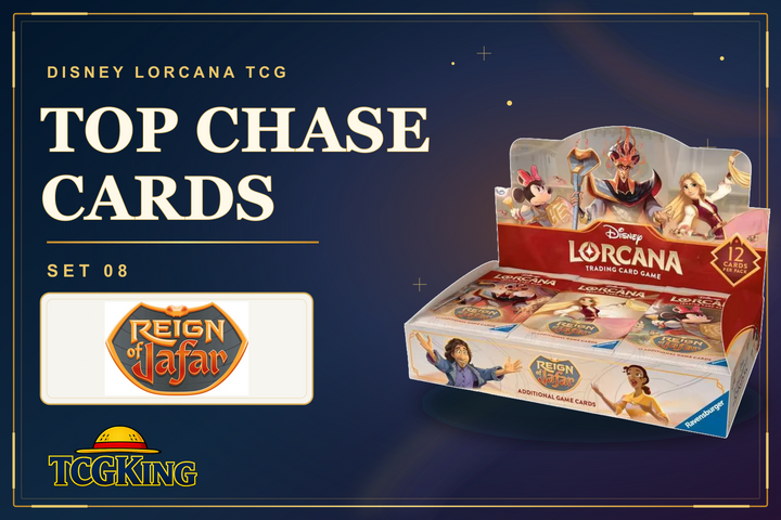 Top Chase Cards in Set 08 Reign of Jafar (Disney Lorcana TCG)