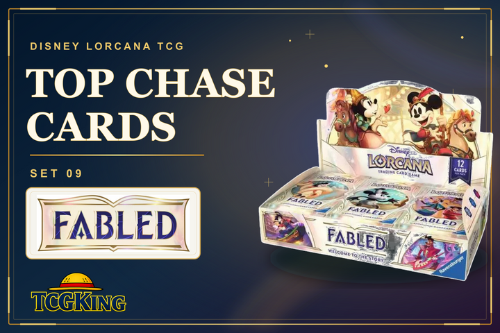 Top Chase Cards in Set 09 Fabled (Disney Lorcana TCG)