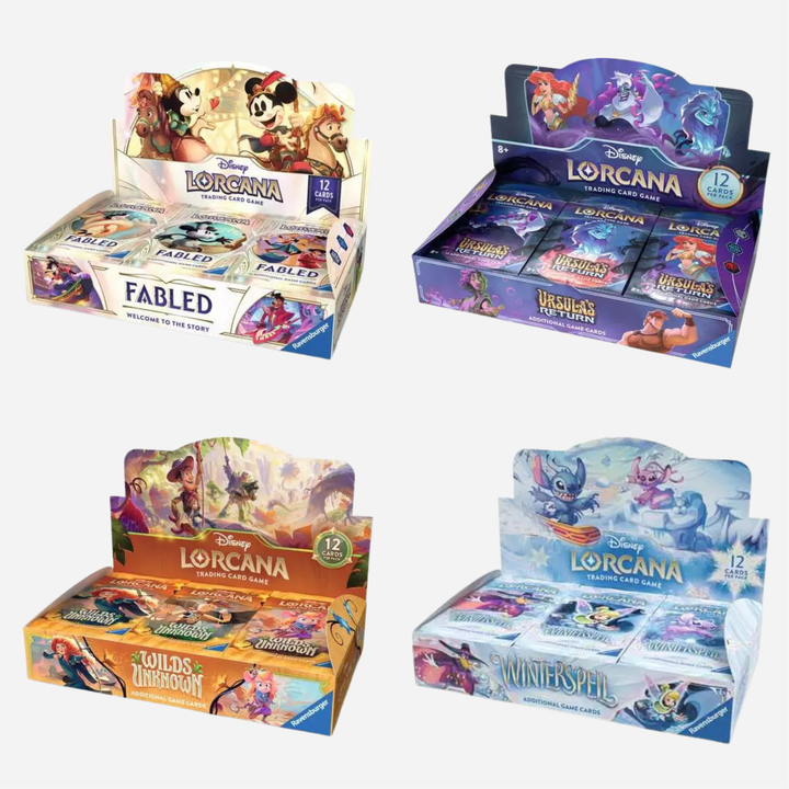 All Disney Lorcana Booster Boxes