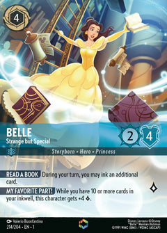 Belle - Strange but Special (001-214) - Set 1: The First Chapter - Disney Lorcana Enchanted