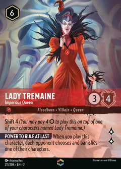 Lady Tremaine - Imperious Queen (002-211) - Set 2: Rise of the Floodborn - Disney Lorcana Enchanted