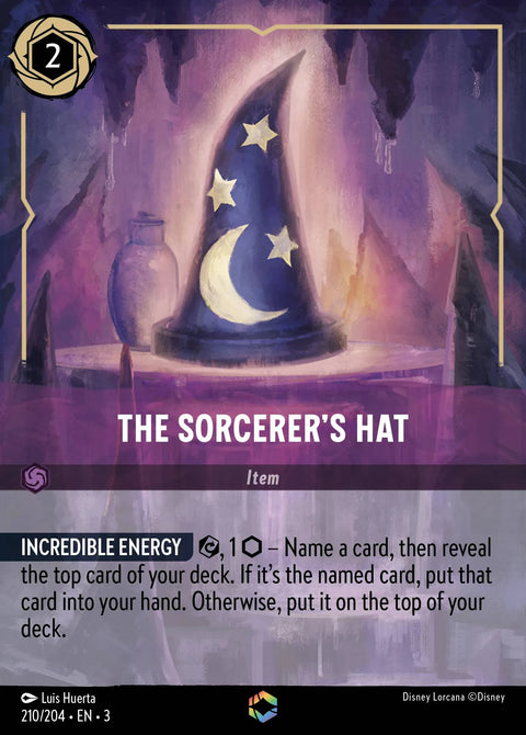 The Sorcerer's Hat (003-210) - Set 3: Into the Inklands - Disney Lorcana Enchanted