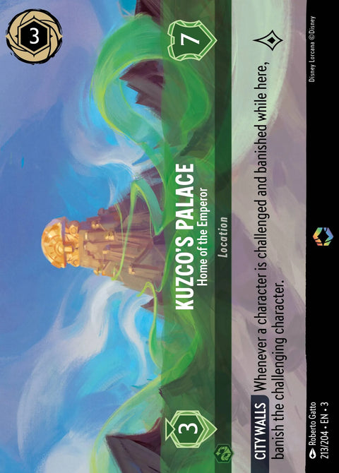 Kuzco's Palace - Home of the Emperor (003-213) - Set 3: Into the Inklands - Disney Lorcana Enchanted