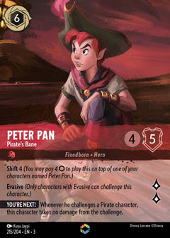 Peter Pan - Pirate's Bane (003-215) - Set 3: Into the Inklands - Disney Lorcana Enchanted