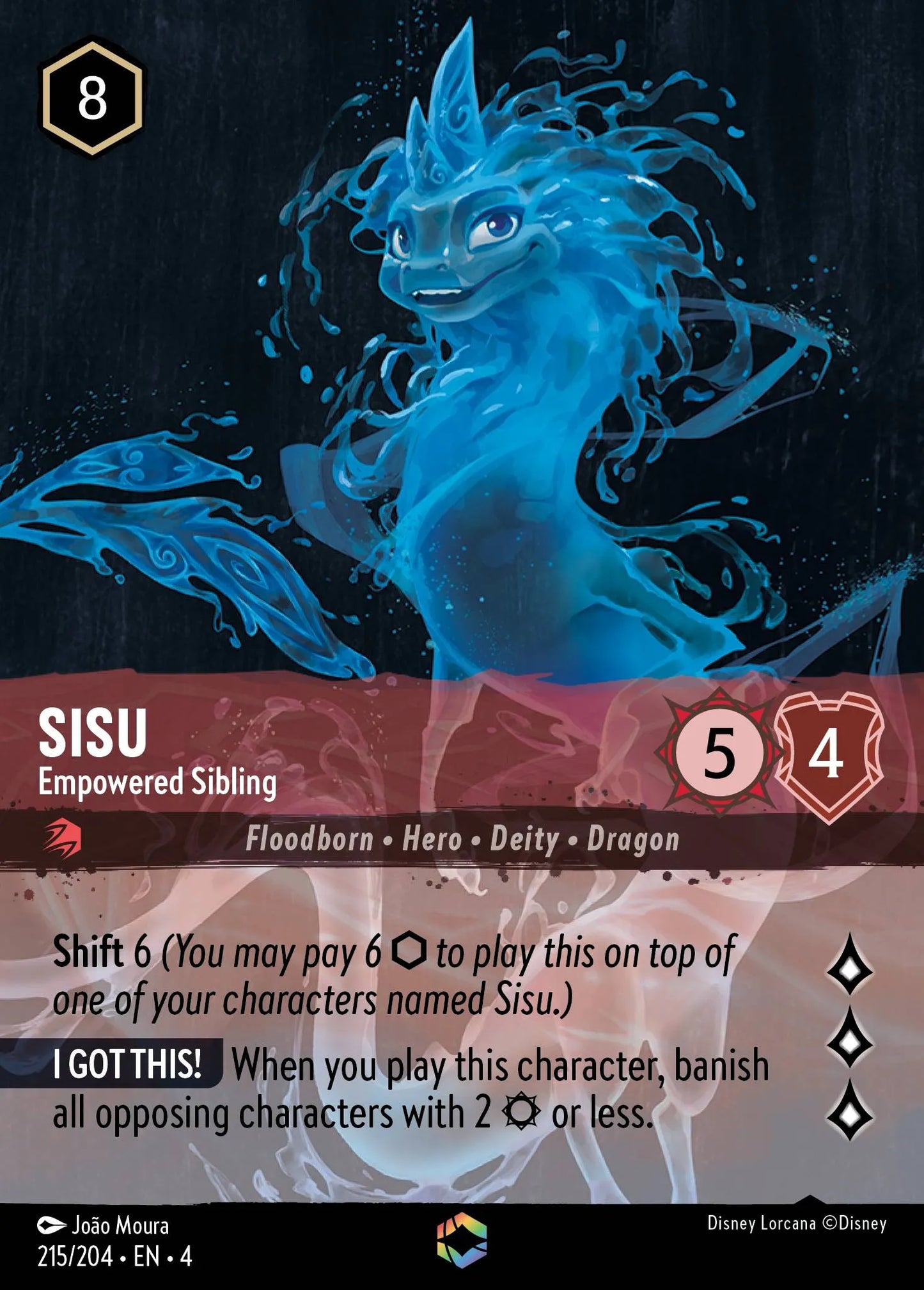 Sisu - Empowered Sibling (004-215) - Set 4: Ursula's Return - Disney Lorcana Enchanted