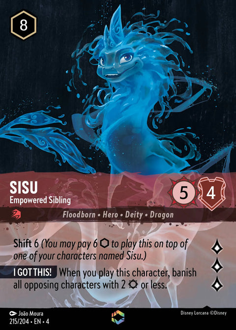 Sisu - Empowered Sibling (004-215) - Set 4: Ursula's Return - Disney Lorcana Enchanted