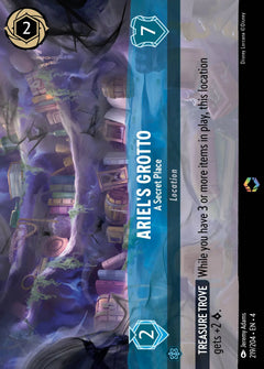 Ariel's Grotto - A Secret Place (004-219) - Set 4: Ursula's Return - Disney Lorcana Enchanted