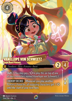 Vanellope von Schweetz - Sugar Rush Princess (005-206) - Set 5: Shimmering Skies - Disney Lorcana Enchanted