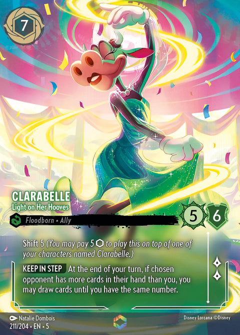 Clarabelle - Light on Her Hooves (005-211) - Set 5: Shimmering Skies - Disney Lorcana Enchanted