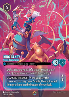 King Candy - Sweet Abomination (005-218) - Set 5: Shimmering Skies - Disney Lorcana Enchanted
