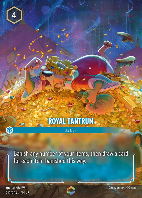 Royal Tantrum (005-219) - Set 5: Shimmering Skies - Disney Lorcana Enchanted