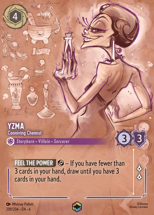 Yzma - Conniving Chemist (006-209) - Set 6: Azurite Sea - Disney Lorcana Enchanted