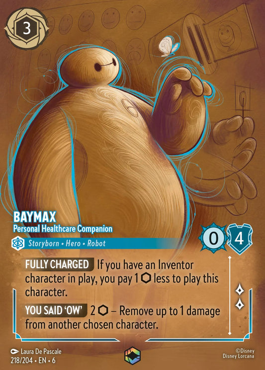 Baymax - Personal Healthcare Companion (006-218) - Set 6: Azurite Sea - Disney Lorcana Enchanted