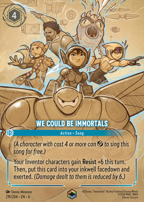 We Could Be Immortals (006-219) - Set 6: Azurite Sea - Disney Lorcana Enchanted