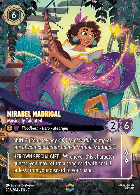 Mirabel Madrigal - Musically Talented (007-206) - Set 7: Archazia's Island - Disney Lorcana Enchanted