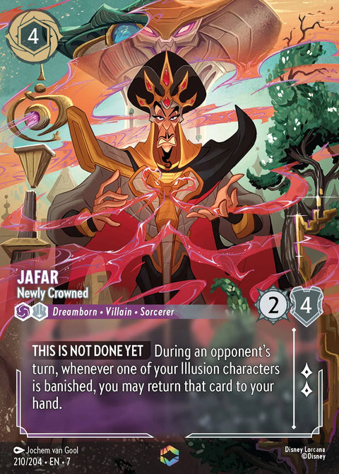 Jafar - Newly Crowned (007-210) - Set 7: Archazia's Island - Disney Lorcana Enchanted