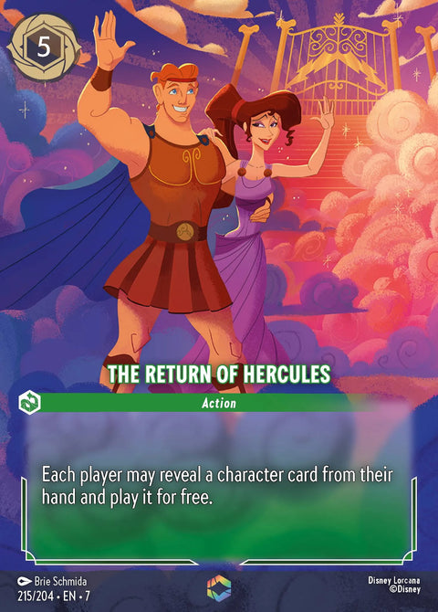 The Return of Hercules (007-215) - Set 7: Archazia's Island - Disney Lorcana Enchanted